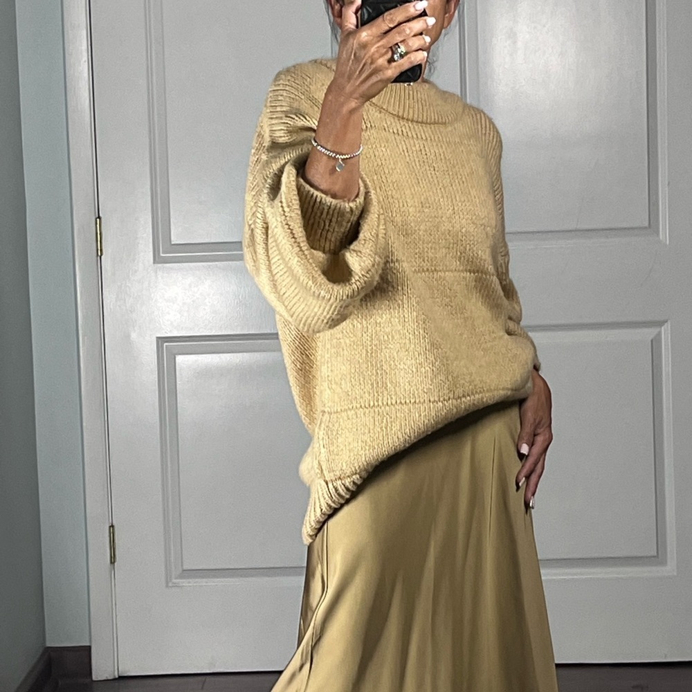 ASOS design oversized balloon sleeves sweater size 6 - Picture 5 of 13